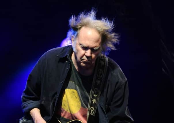 Neil Young in full flight.