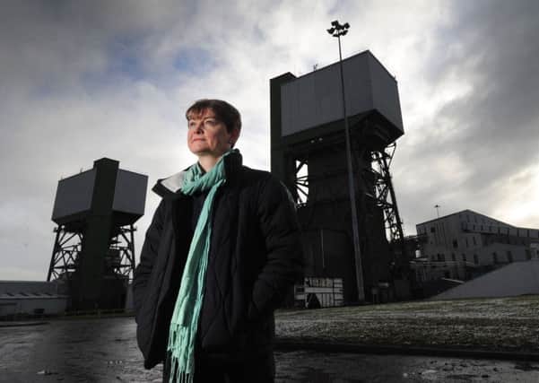 MP Yvette Cooper, pictured at Kellingley Colliery. (Picture: Simon Hulme)