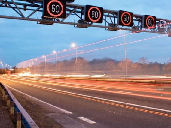 Variable speed limits will come into force.