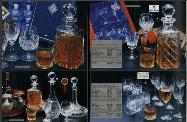 Items from an Argos catalogue in the 1980s.