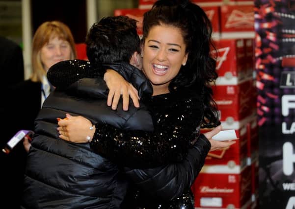 X factor singer Lauren Murray meets fans at Asda Pudsey.