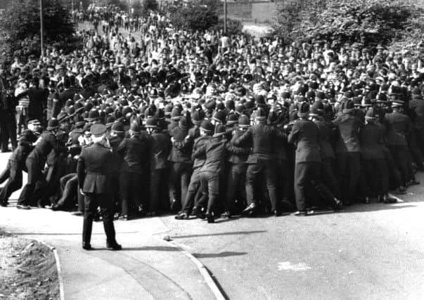 Flashback to the Battle of Orgreave in 1984, when NUM members clashed with police
