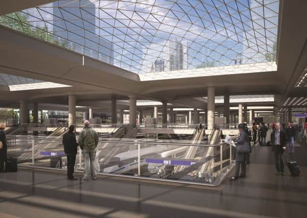 Vision of the future: Yorkshire's HS2 termimnal is a far cry from the reality of today