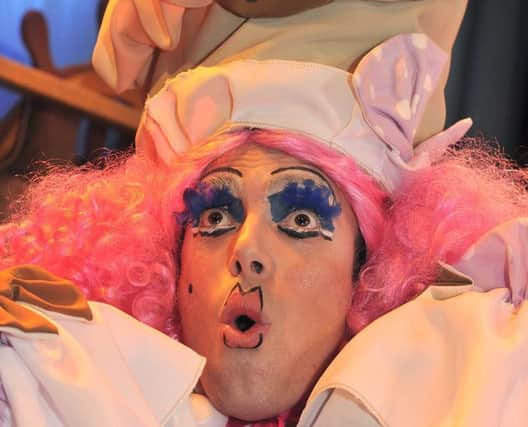 Phil Beck in the Scarborough panto