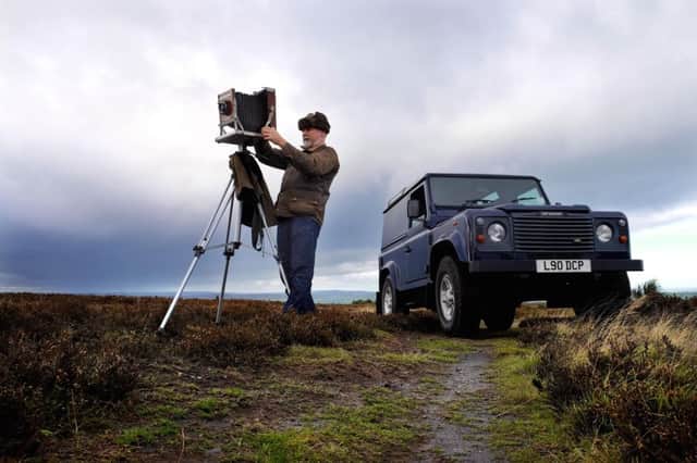 Photographer David Chalmers, who uses his Defender 90 as a location vehicle. Picture: Tony Bartholomew