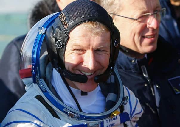 British astronaut Tim Peake is spending six months working  at the International Space Station.