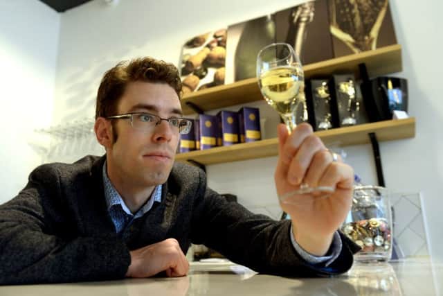 Laurence Connelly of the Champagne Tasting Room in Harrogate