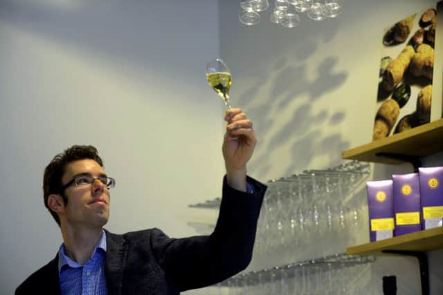 Connelly of the Champagne Tasting Room in Harrogate