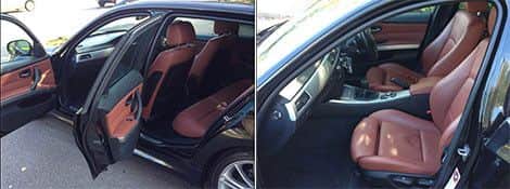 Police issued these pictures of a van and distinctive BMW car they want to trace