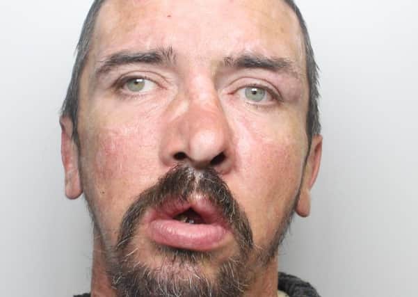 Beggar Michael Ruth, who has been banned from Leeds city centre