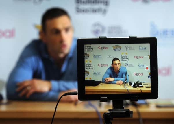Former Leeds captain Kevin Sinfield has given rugby league a major boost with his presence in the BBC Sports Personality of the Year shortlist (Picture: Simon Hulme).