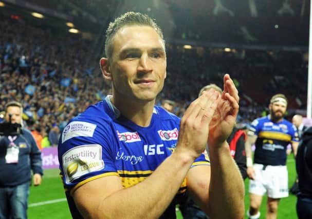 TOP MAN: 
Kevin Sinfield won your vote for The Yorkshire Post Sports Hero for 2015.