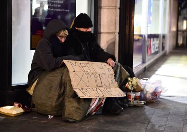 A quarter of homeless people will be alone at Christmas, say Crisis. Photo: Ian West/PA Wire