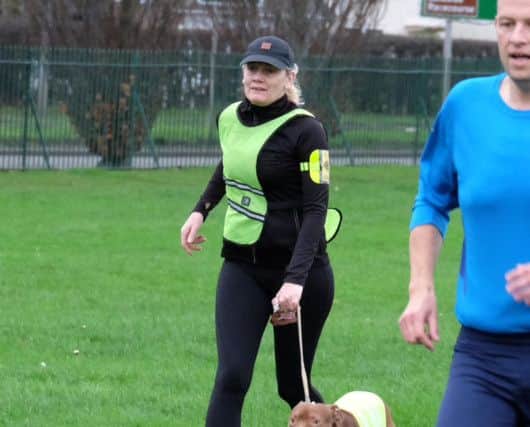 A vision-impaired woman from Doncaster will run the London Marathon this April in memory of her father for Blind Veterans UK, the national charity for vision-impaired ex-Service men and women.
Sharon Maughan, 44, is determined to raise as much as possible for Blind Veterans UK because of the support the charity provided her father Thomas Maughan for 22 years.