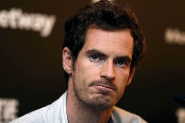 Andy Murray showed he does have a sense of humour (PA).