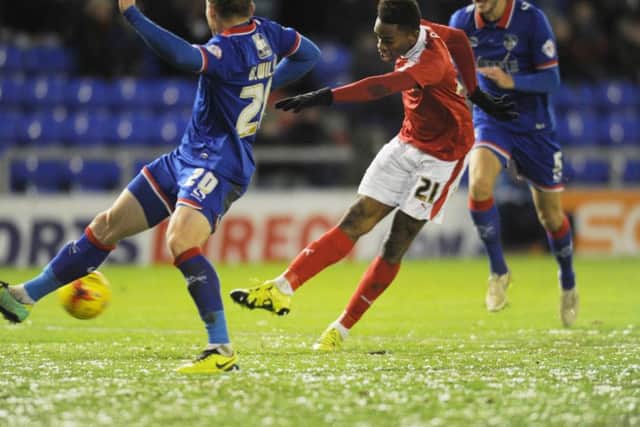 On-loan striker Ivan Toney, seen in action above for Barnsley against Oldham, has been recalled by parent club Newcastle United.