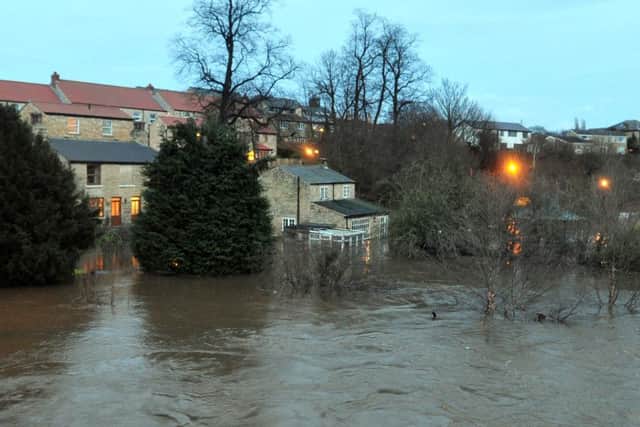 Homes were flooded in the centre of Wetherby after the River Wharfe burst its banks following  heavy rain. (Picture Tony Johnson)