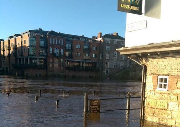 Flood waters continued to rise in York right through until Monday. (Picture: Kandy Woodfield)