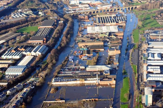 Flooding saw parts of Leeds inundated.