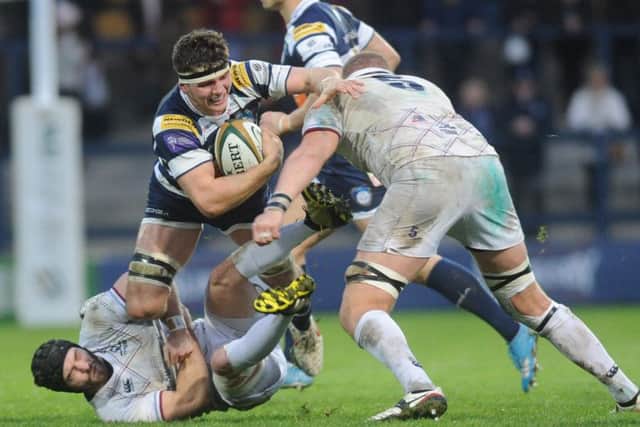 Rotherham rarely coped with 
Josh Bainbridge, who scored four tries for Carnegie
