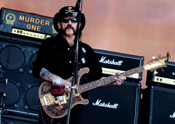 Motorhead's Lemmy. PIC: PA