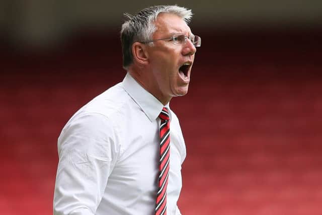 Nigel Adkins is in the running for the manager of the month award