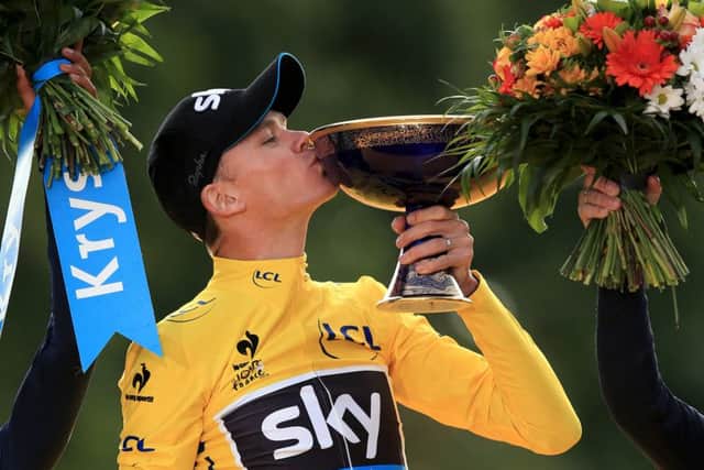 Team Sky's Chris Froome has received an OBE (Officer of the Order of the British Empire) in the 2016 New Year's Honours List. (Picture: Mike Egerton/PA Wire)