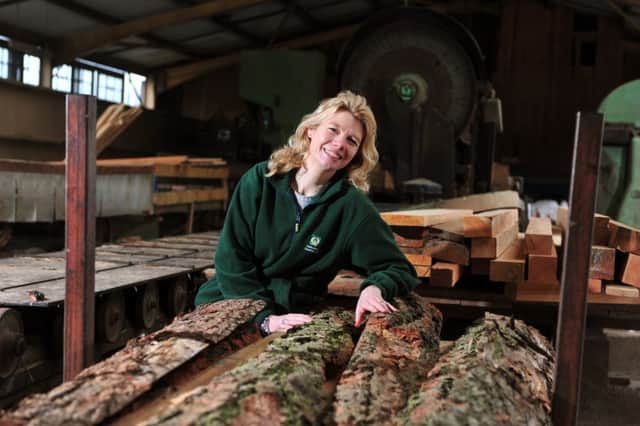 Emma Woods, owner of Duncombe Sawmill Ltd in Helmsley has been made an MBE for services to rural business and skills in North Yorkshire. (Picture: Tony Johnson)