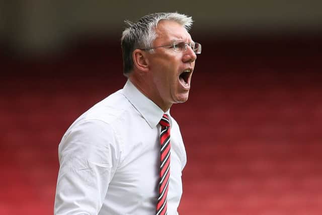 Nigel Adkins's Sheffield United will look to get the better of Peterborough United on Saturday.