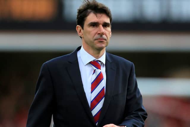 Manager Aitor Karanka will see his Middlesbrough team host second-placed Derby County on Saturday.