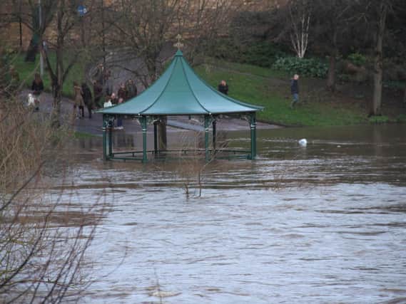 Some of the flooding in the Wetherby area.