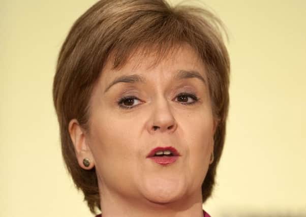 SNP leader Nicola Sturgeon.   Pic: Lesley Martin/PA Wire