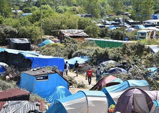The Calais 'Jungle' camp
