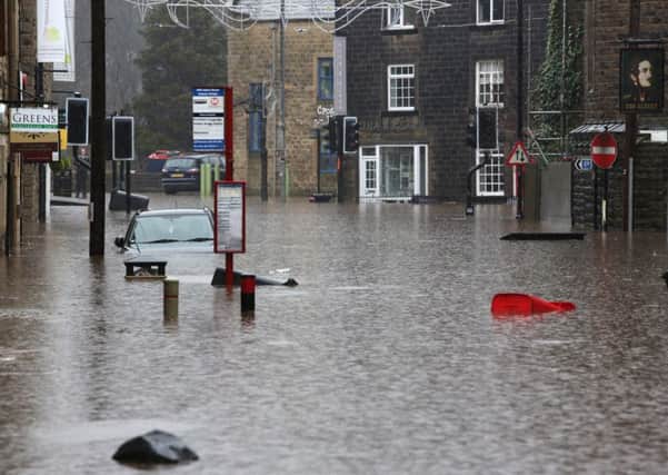 Hebden Bridge was one of the areas of Calderdale hit by the Christmas floods