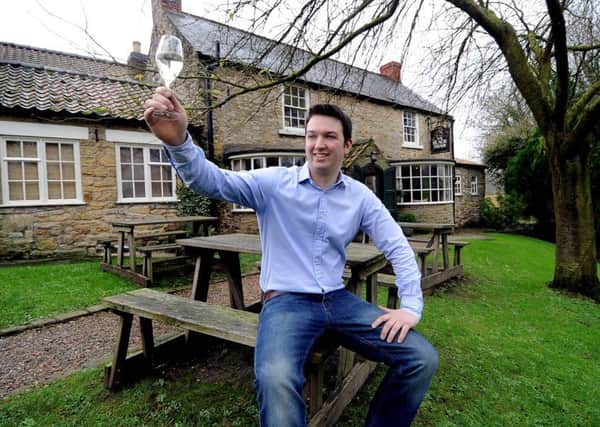 James Banks, front of house manager at the Black Swan at Oldstead. Pic: James Hardisty