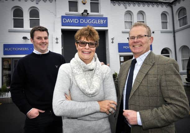 David Duggleby Auctioneers and Valuers. The Duggleby family Will , Mum  Jane and David Duggleby.