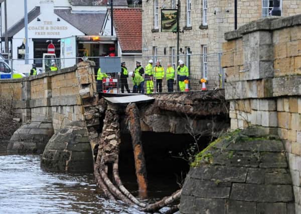 The Royal Engineers should be brought in to help with rebuilding Tadcasters bridge.