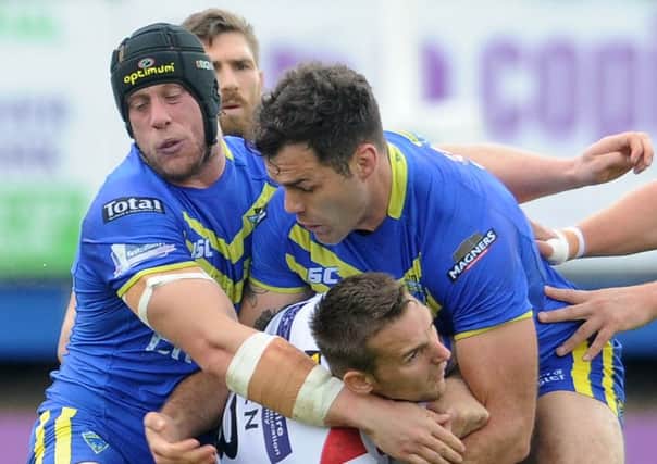 NEW START: Anthony England, in action for Warrington Wolves.