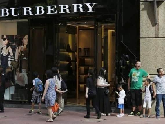 Burberry saw a surprise increase in Chinese demand
