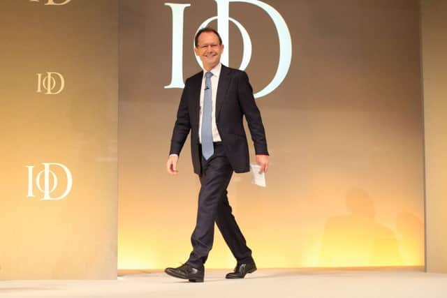 Simon Walker, director general of the Institute of Directors, arrives to deliver the welcoming address to the IoD convention at the Royal Albert Hall, London. Picture date: Tuesday October 6, 2015. Photo credit: Jonathan Brady/PA Wire