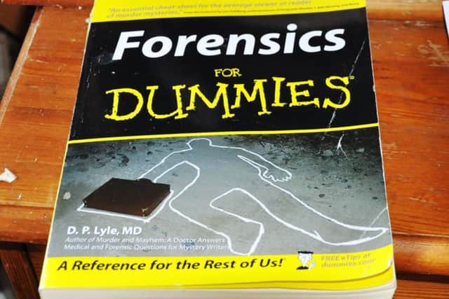 A Forensic for Dummies book, recovered from various addresses after the Hatton Garden Safe Deposit Company raid.