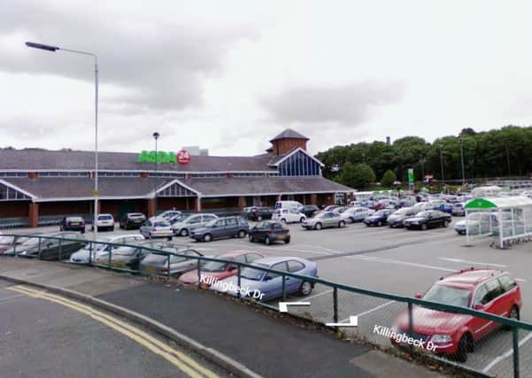 The car park of Asda, in Killingbeck Drive, Leeds. Picture: Google Maps