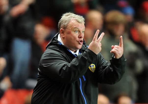 Leeds United boss Steve Evans. Picture: Tony Johnson