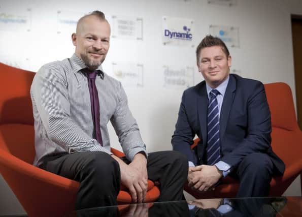 Steve Sutcliffe (left) and James Baird of Dynamic Networks