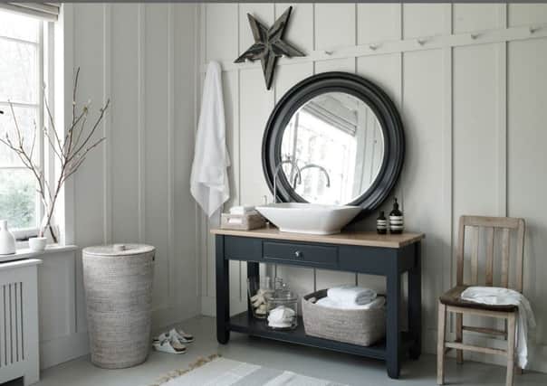 Neptune Washstand from Â£665 and mirror from Â£120