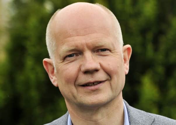 Lord Hague or Richmond.  Picture Bruce Rollinson