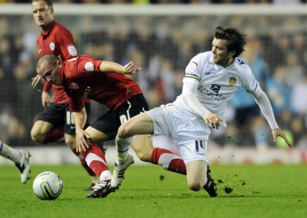 Leeds United captain Jonny Howson just a few weeks before his move to Norwich City in 2012.