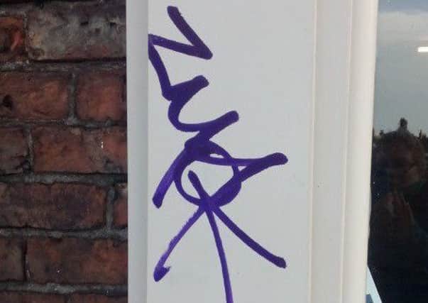 Selby Police  appealing for information after graffiti tags appeared in the town