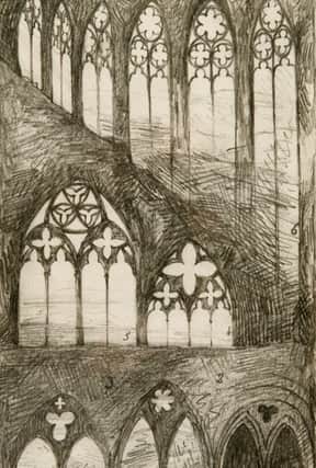 John Ruskin, Sketch towards 'The Seven Lamps of Architecture', 1849.