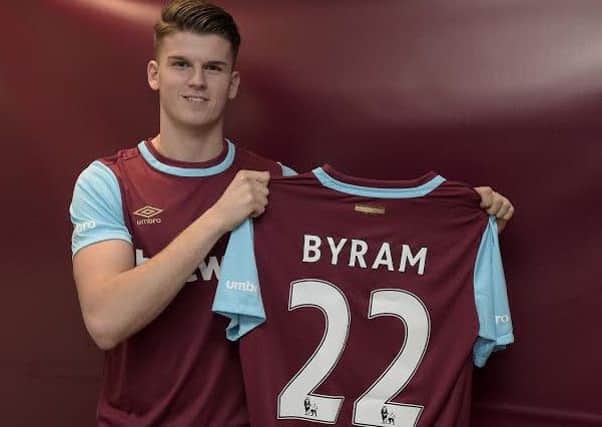 Sam Byram signs for West Ham United. (Picture; West Ham United FC)